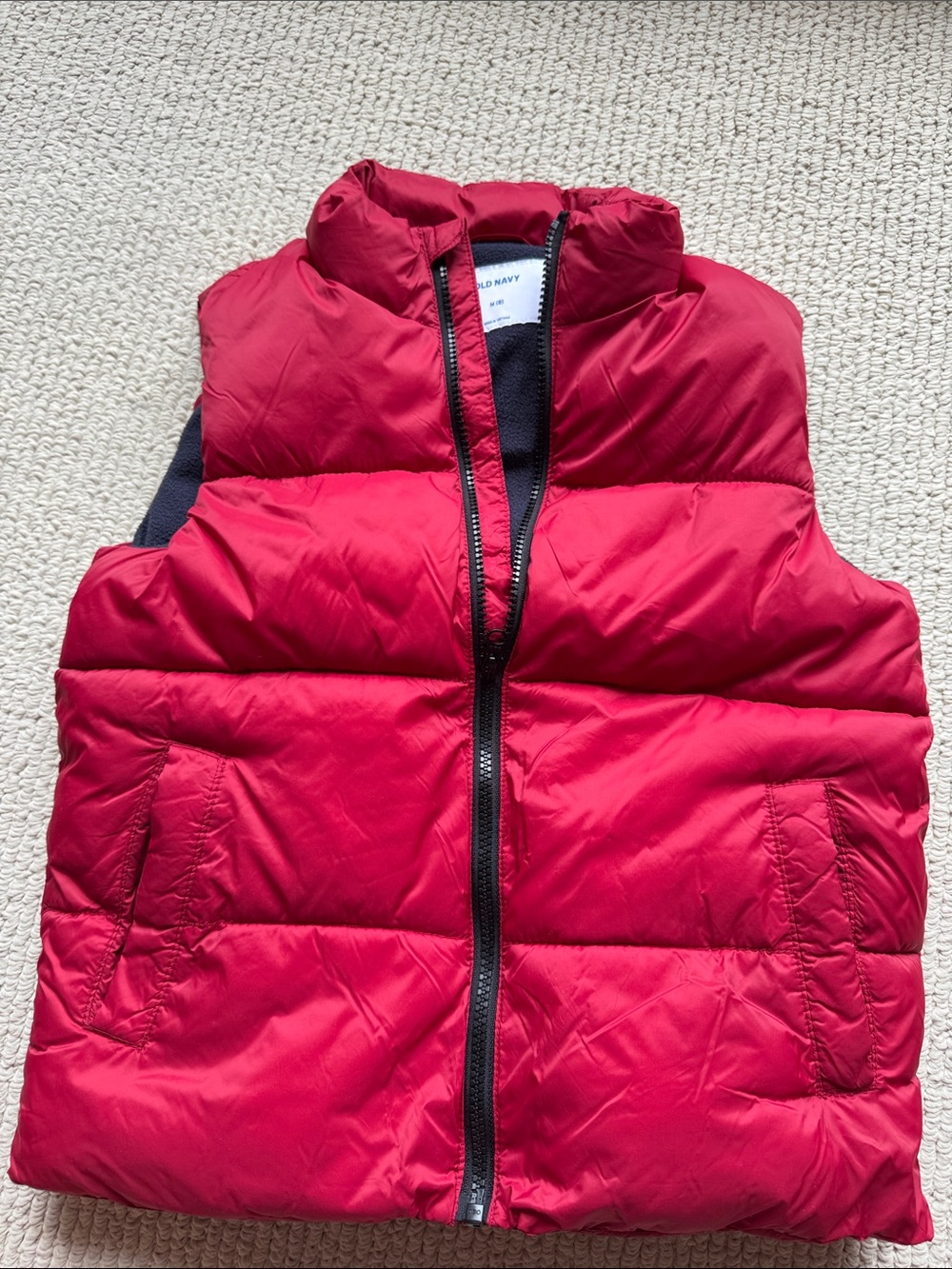 Old Navy Bright Red Puffer Vest for Kids